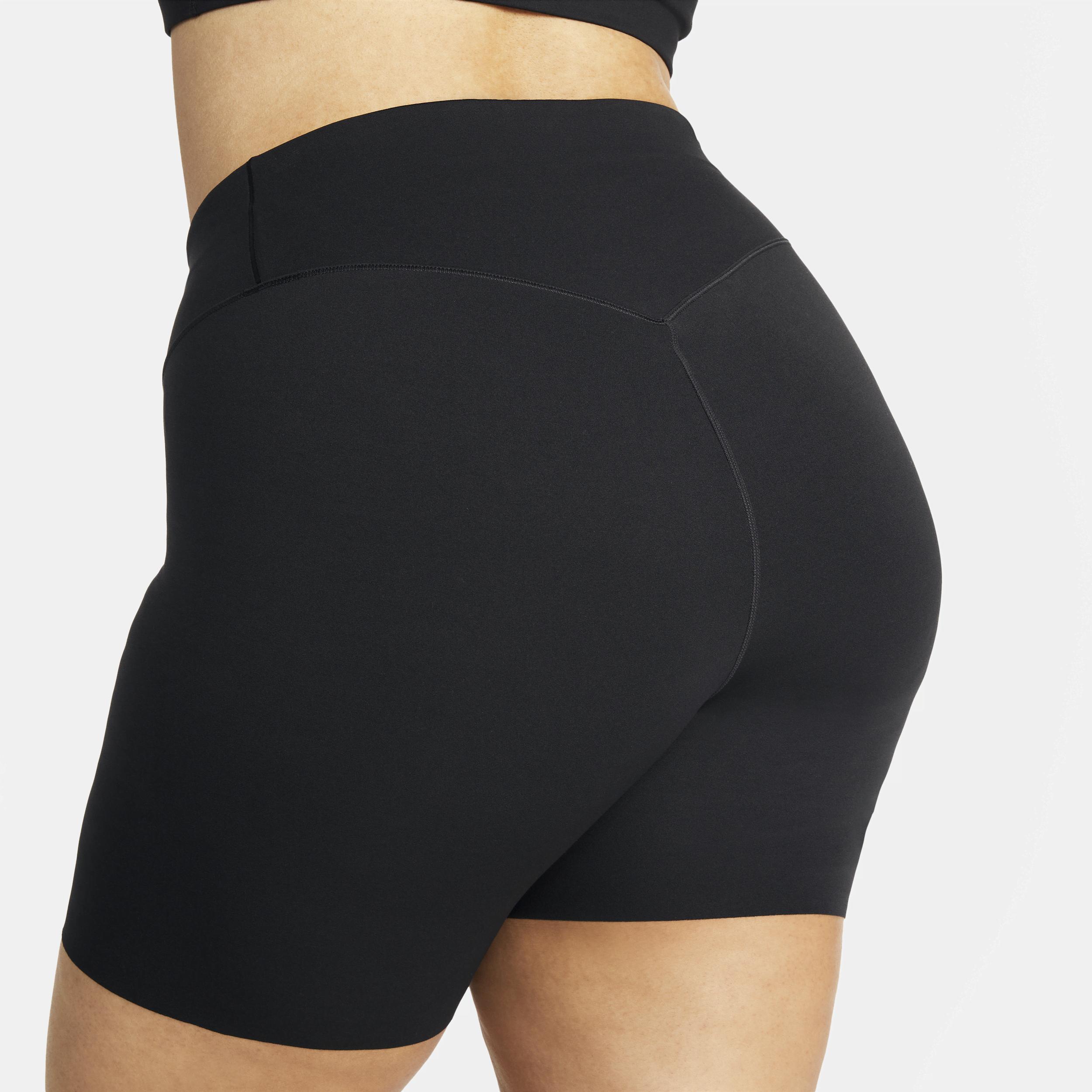 Nike Women's Zenvy Gentle-Support High-Waisted 8" Biker Shorts (Plus Size) Product Image