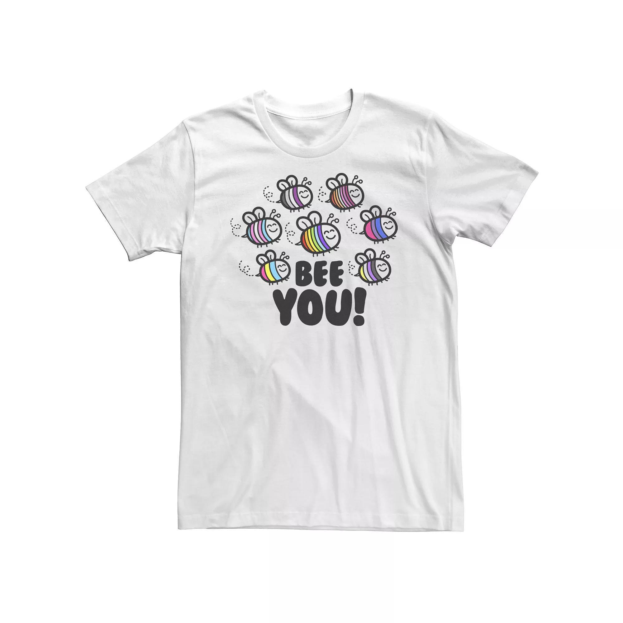 Big & Tall "Bee You!" Tee, Men's, Size: 3XL, White Product Image