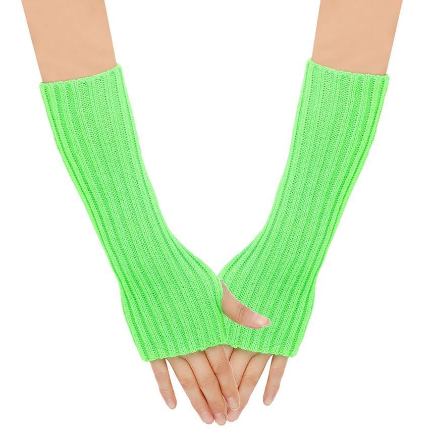 Plain Knit Arm Sleeves Product Image