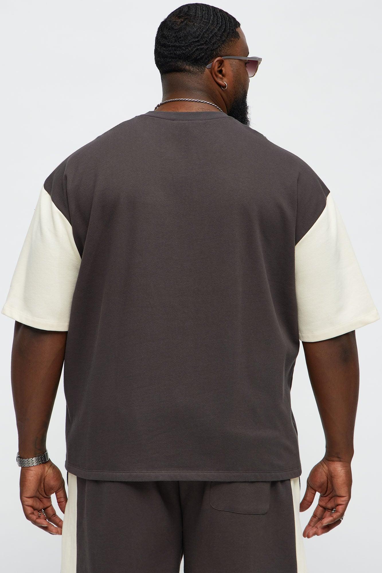 Rook Oversized Tee - Grey Product Image