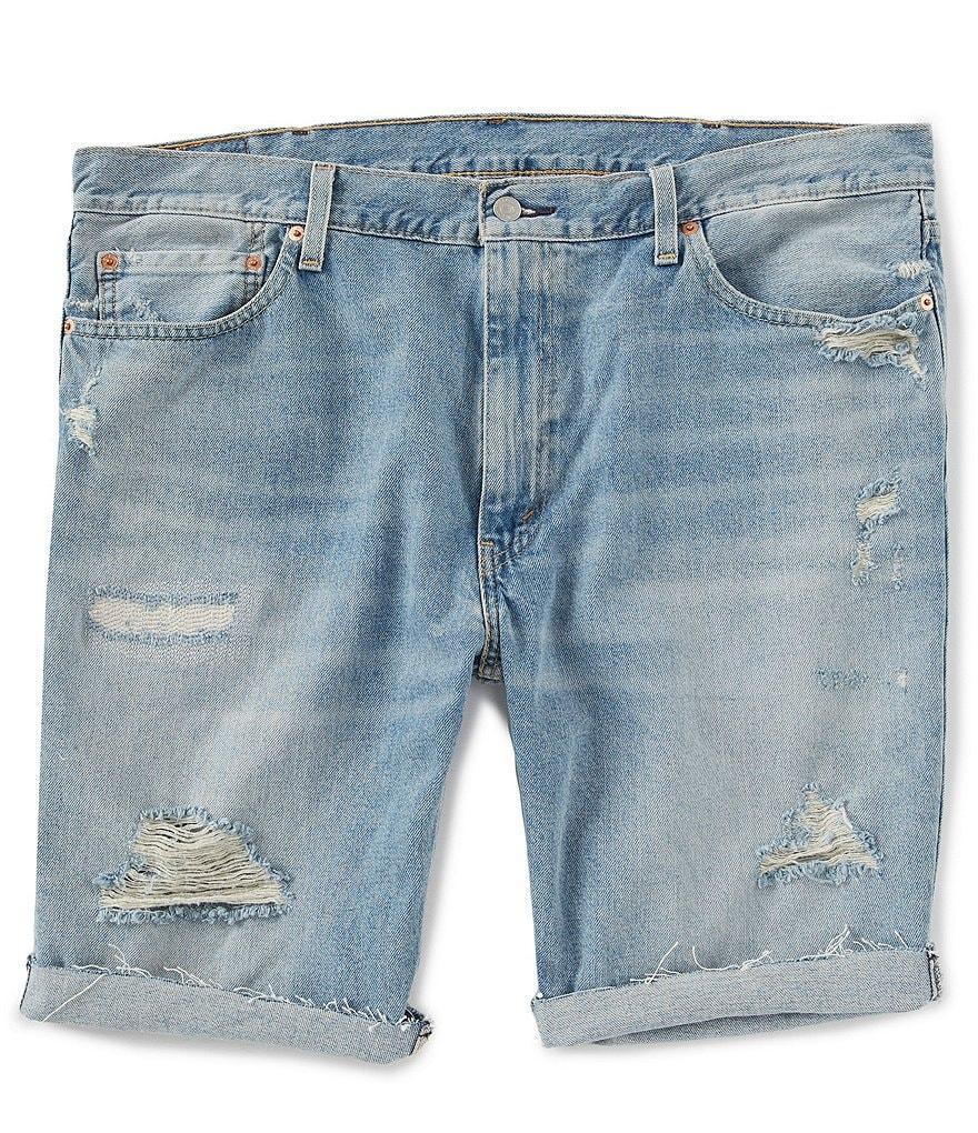 Levi's® 511 Slim Fit 12#double; Inseam Cut Off Jean Shorts Product Image