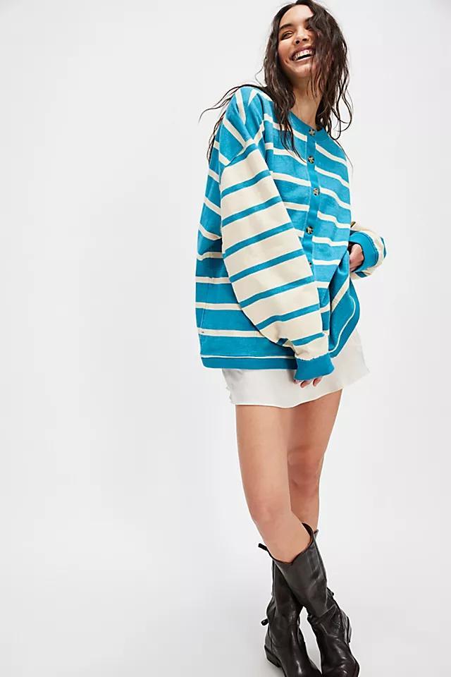 Classic Striped Cardigan Product Image