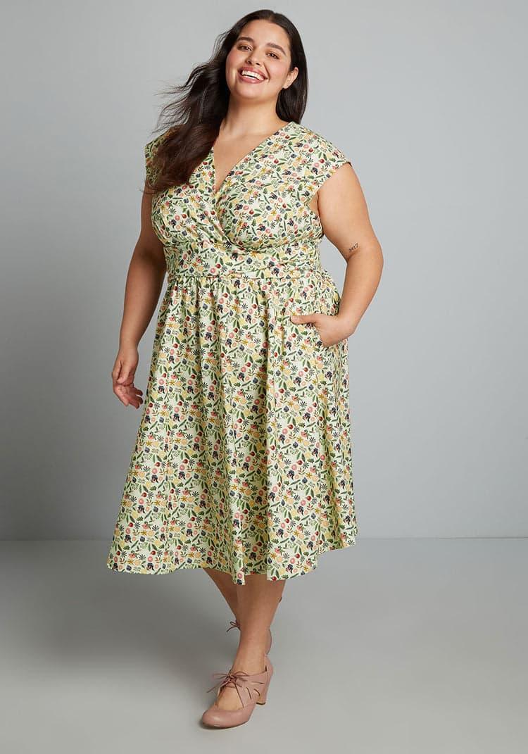 ModCloth X Retrolicious Holiday Magic Makers A-Line Dress Product Image