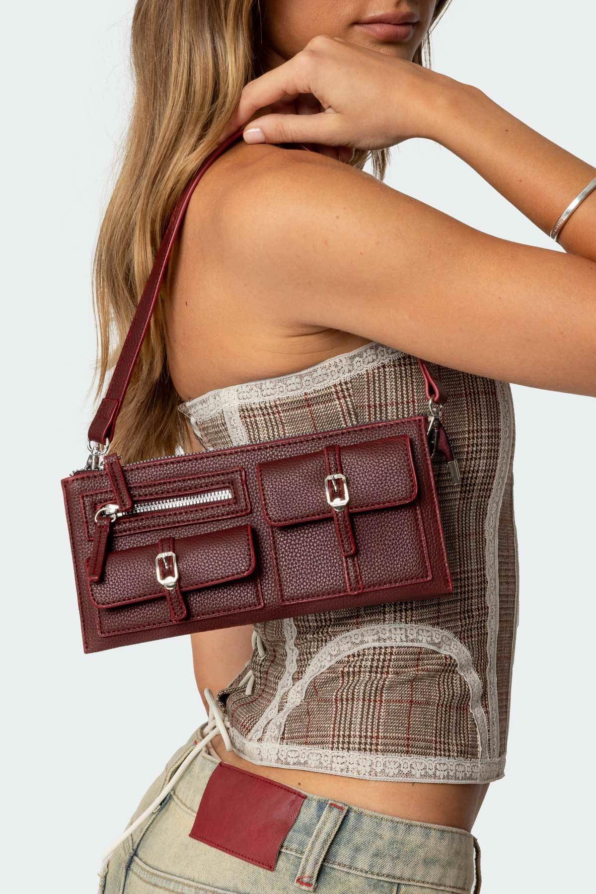Utility Faux Leather Bag Product Image