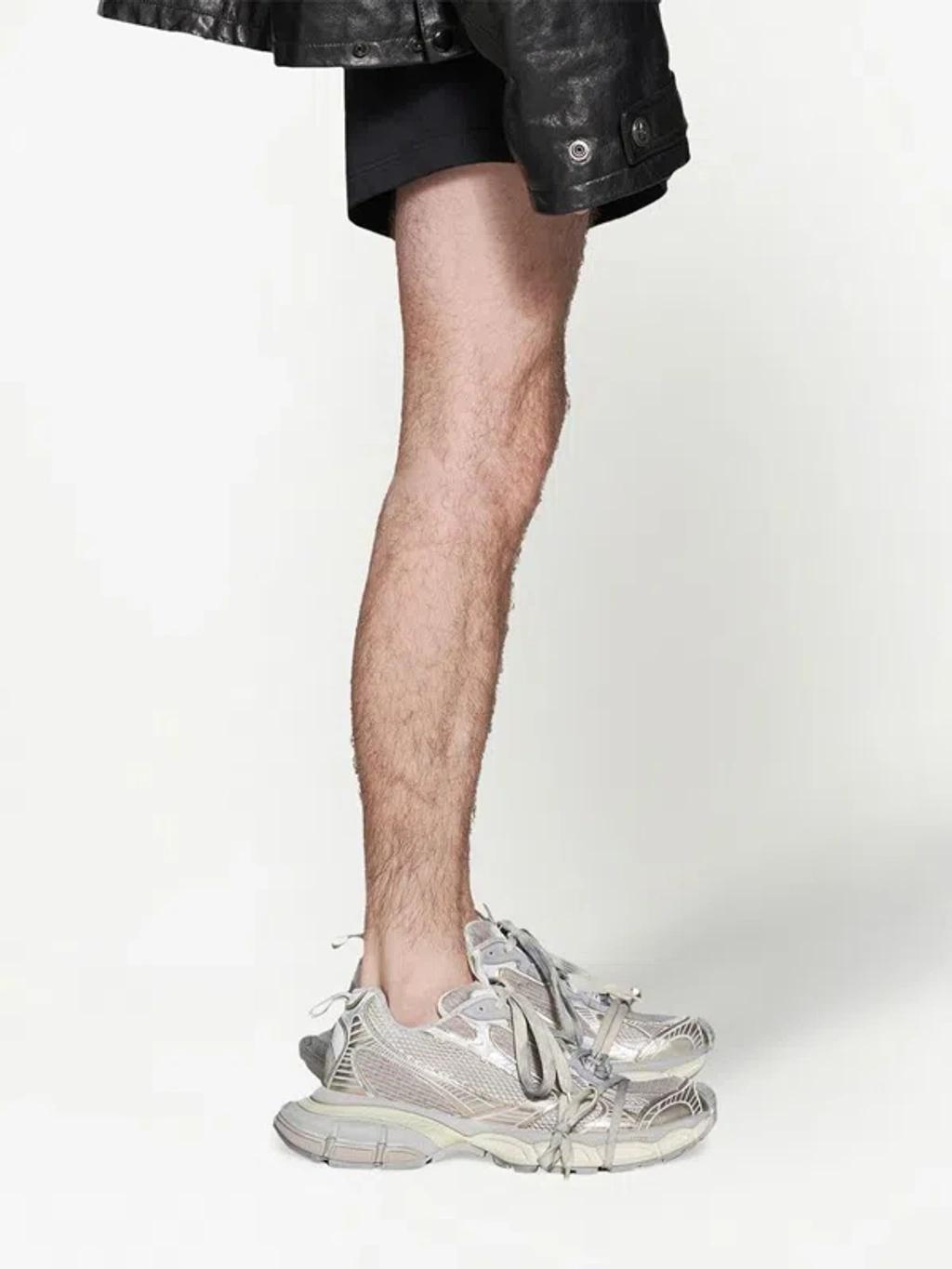 BALENCIAGA Mens Cream Comb 3xl Logo-embossed Mesh Low-top Trainers Product Image