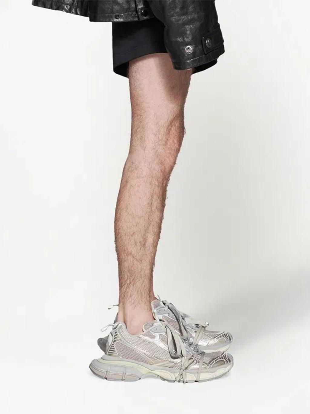 BALENCIAGA Mens Cream Comb 3xl Logo-embossed Mesh Low-top Trainers Product Image