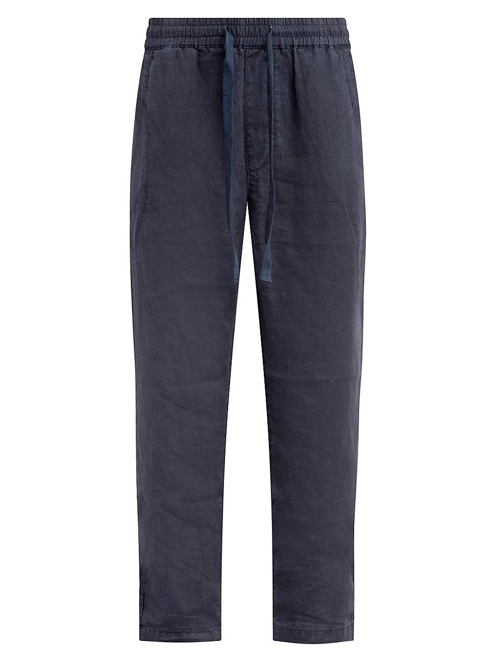 Mens Drawstring Linen Pants Product Image