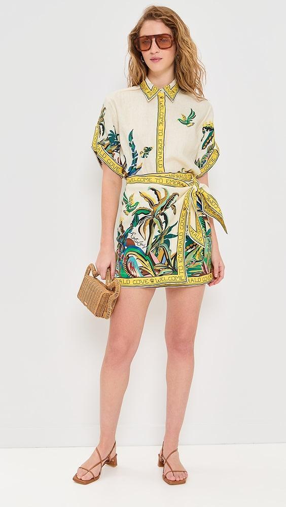 ALÉMAIS Day Dream Sarong Skirt | Shopbop Product Image