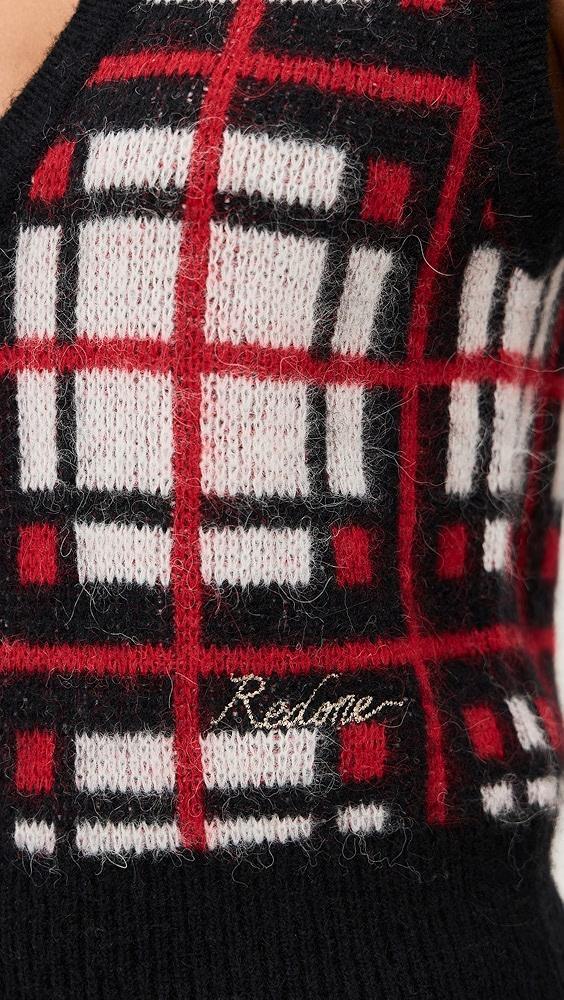 RE/DONE Tartan V Neck Vest | Shopbop Product Image