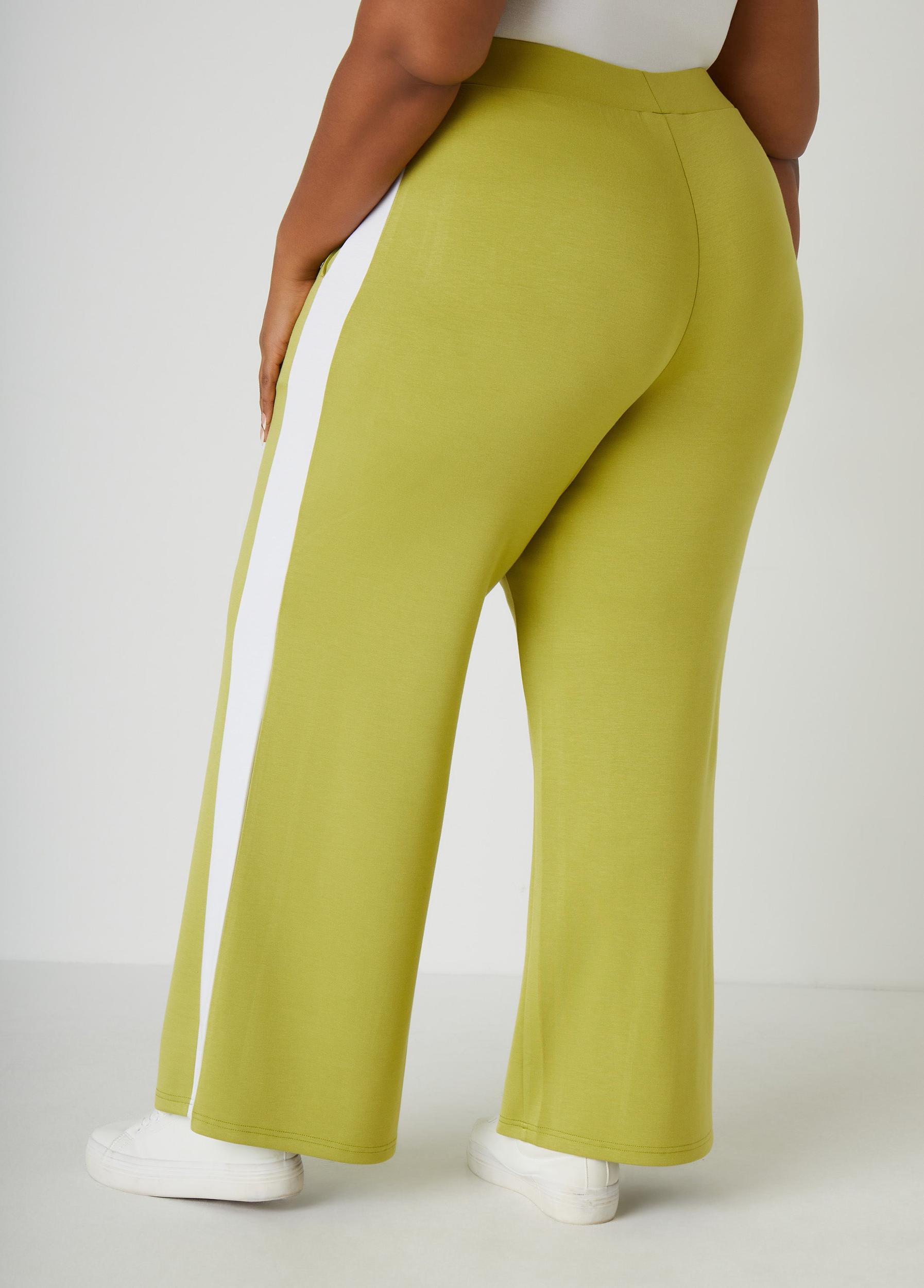 Striped Straight Leg Track Pants Product Image