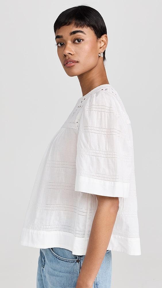 Sea Emile Pointelle Knit Combo Top | Shopbop Product Image