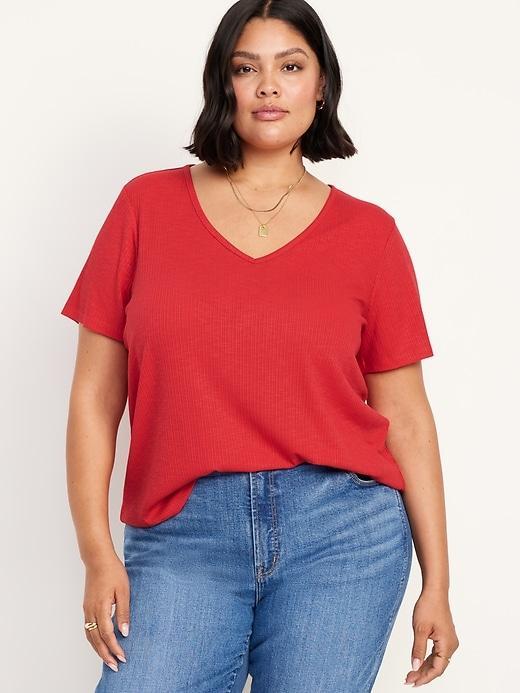 Luxe V-Neck T-Shirt Product Image