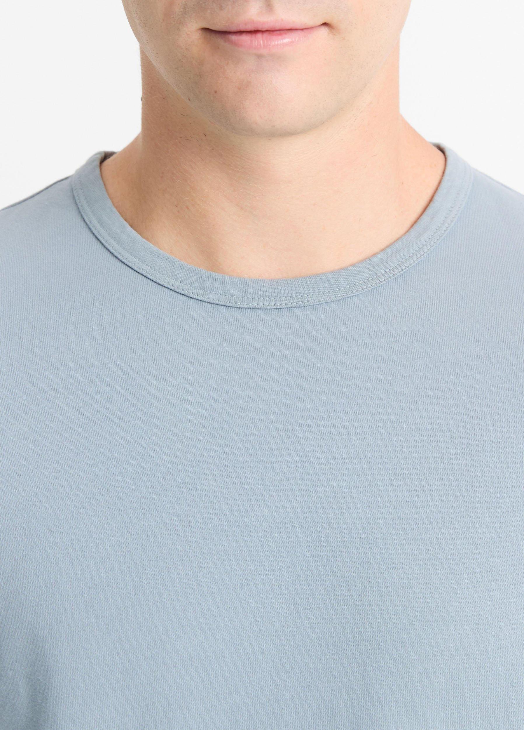Mens Garment Dye Cotton T-Shirt, Washed Bamboo, Size S Vince Product Image