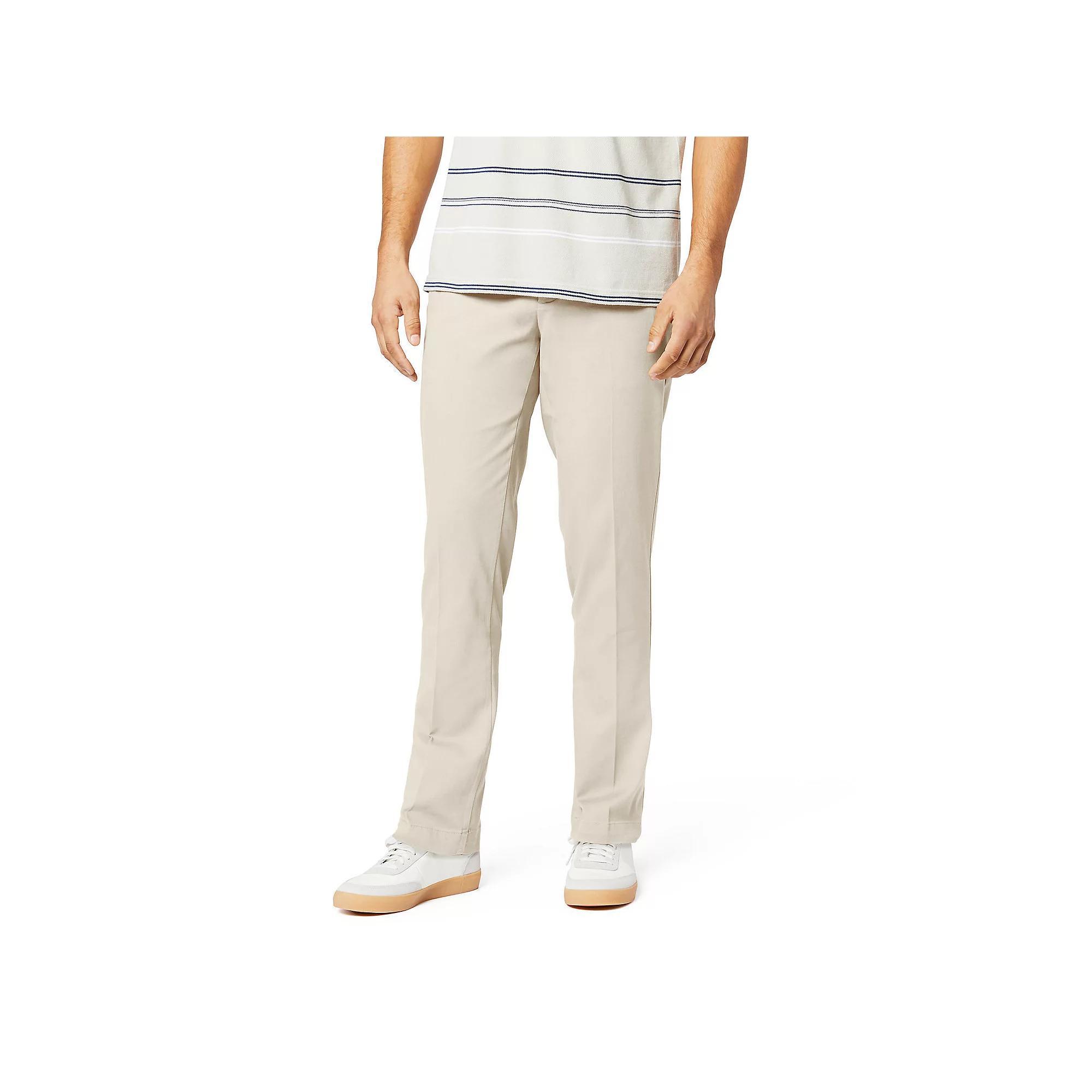 Men's Dockers® Easy Khaki Slim Stretch Flat-Front Pants, Size: 30 X 32, Cloud Product Image