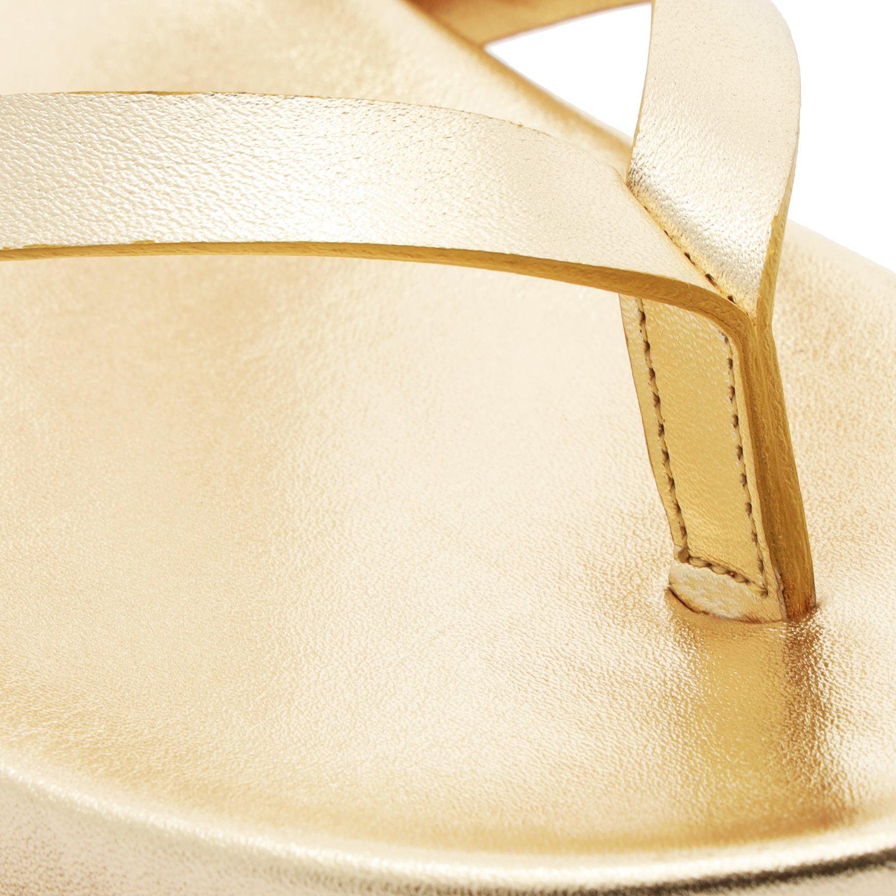 Rania Sporty Metallic Leather Sandal Product Image