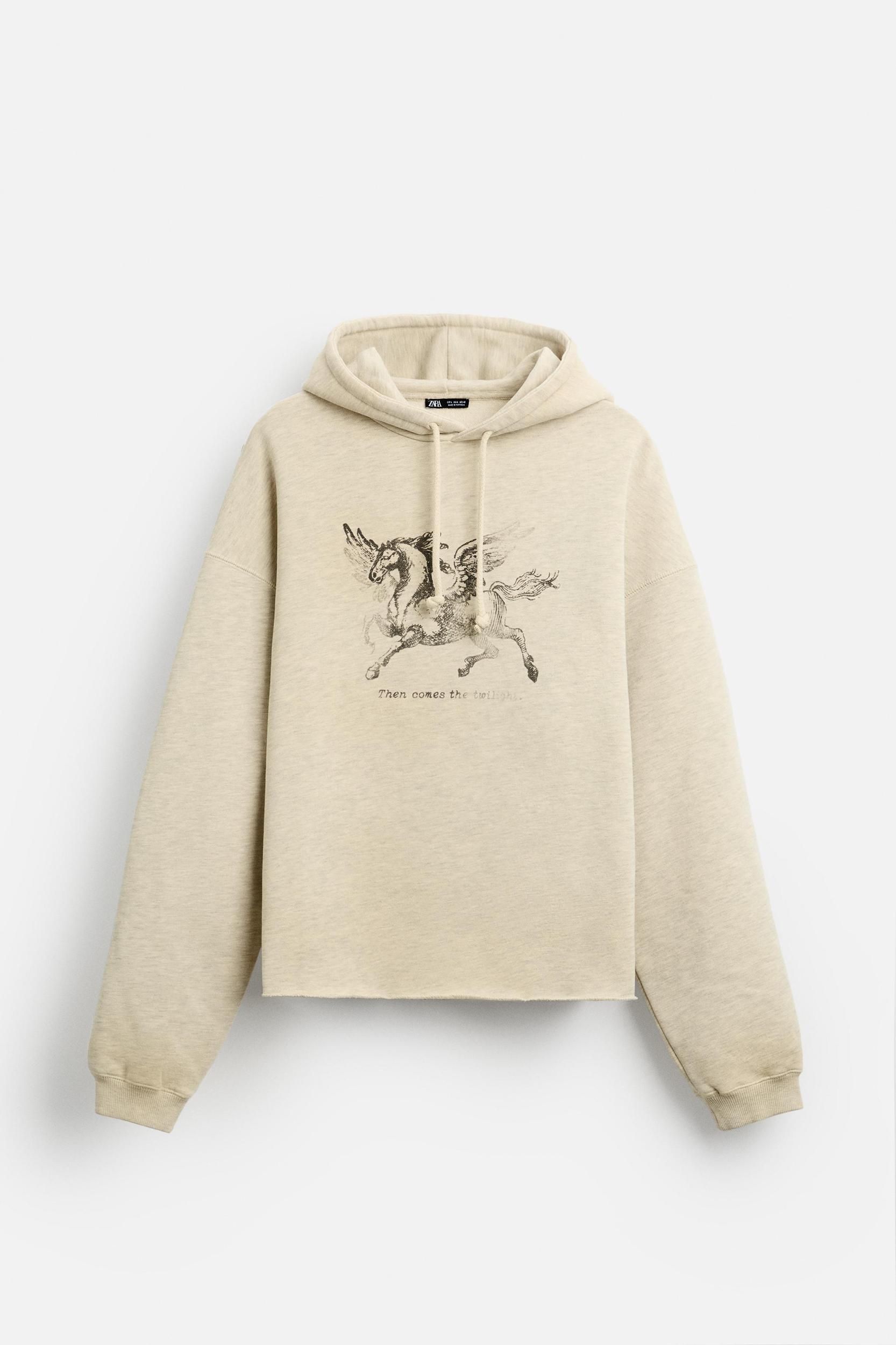 WASHED PRINT SWEATSHIRT Product Image