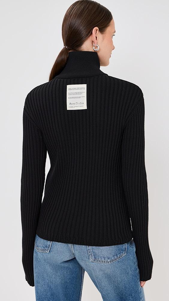 Acne Studios Koton Zip Up Cardigan | Shopbop Product Image