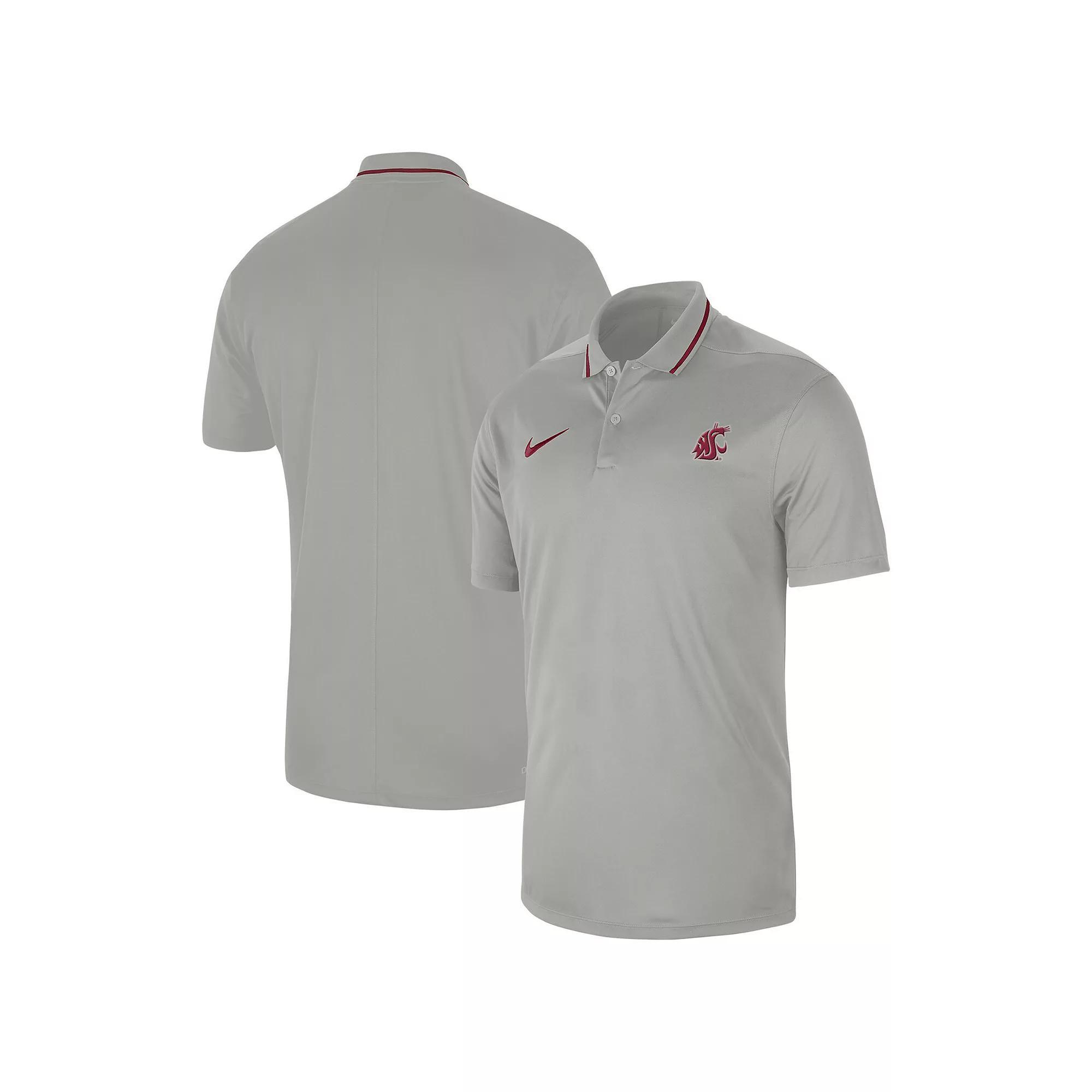 Men's Nike  Gray Boise State Broncos 2023 Sideline Coaches Performance Polo, Size: 2XL, Grey Product Image