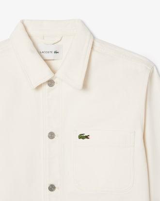 Heavy Cotton Denim Overshirt Jacket Product Image