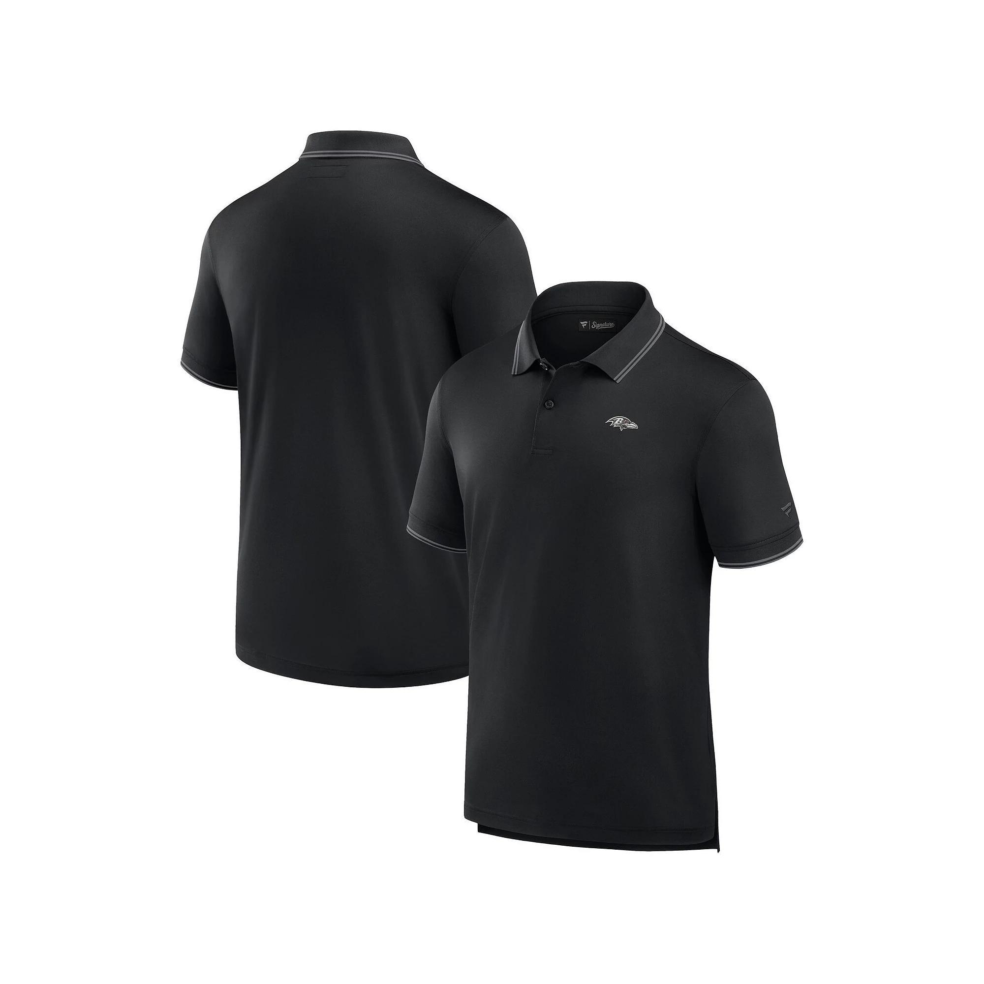 Men's Fanatics Signature Navy Chicago Bears Pique Polo Shirt, Size: Small, Blue Product Image