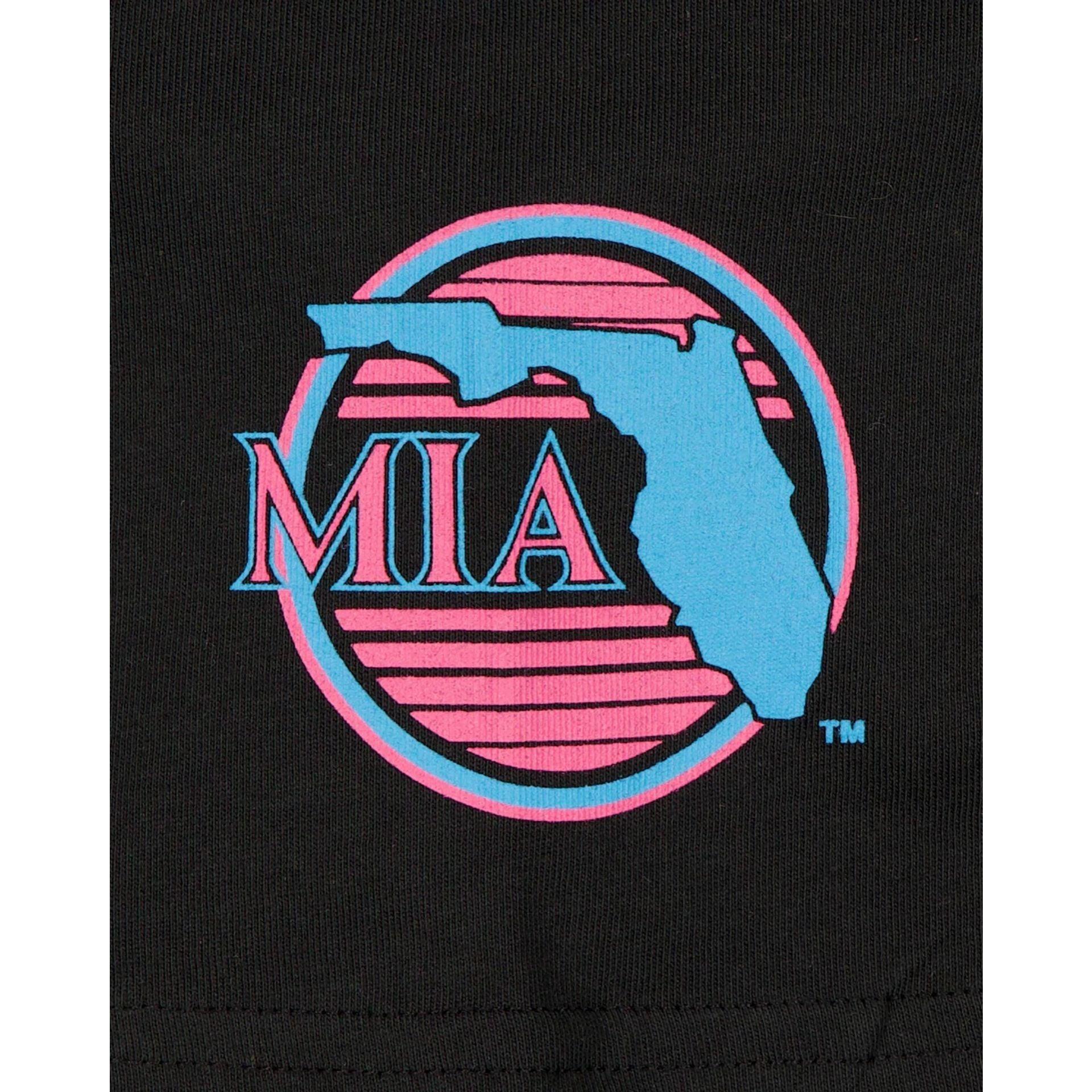 Miami Marlins City Connect Women's Black T-Shirt Female Product Image
