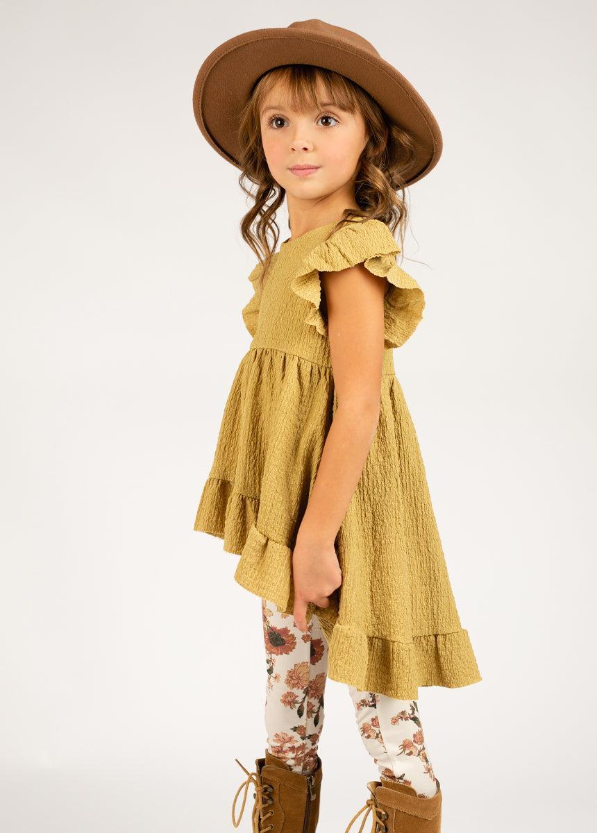 Zelda Top in Dusty Citron Girls Product Image