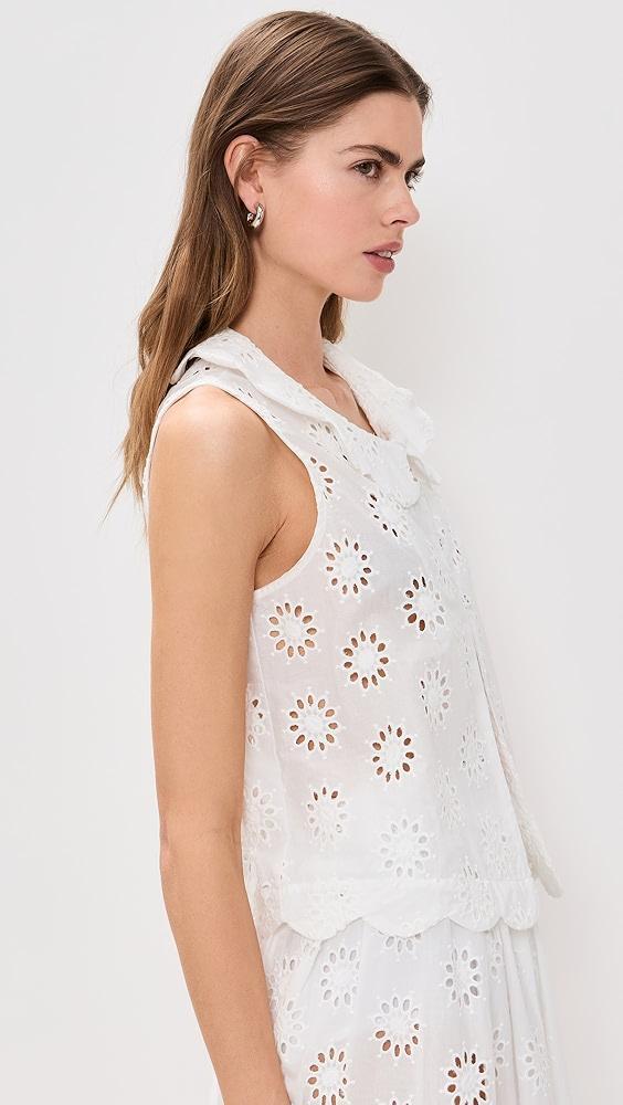 VRG GRL Maisie Anglaise Top | Shopbop Product Image