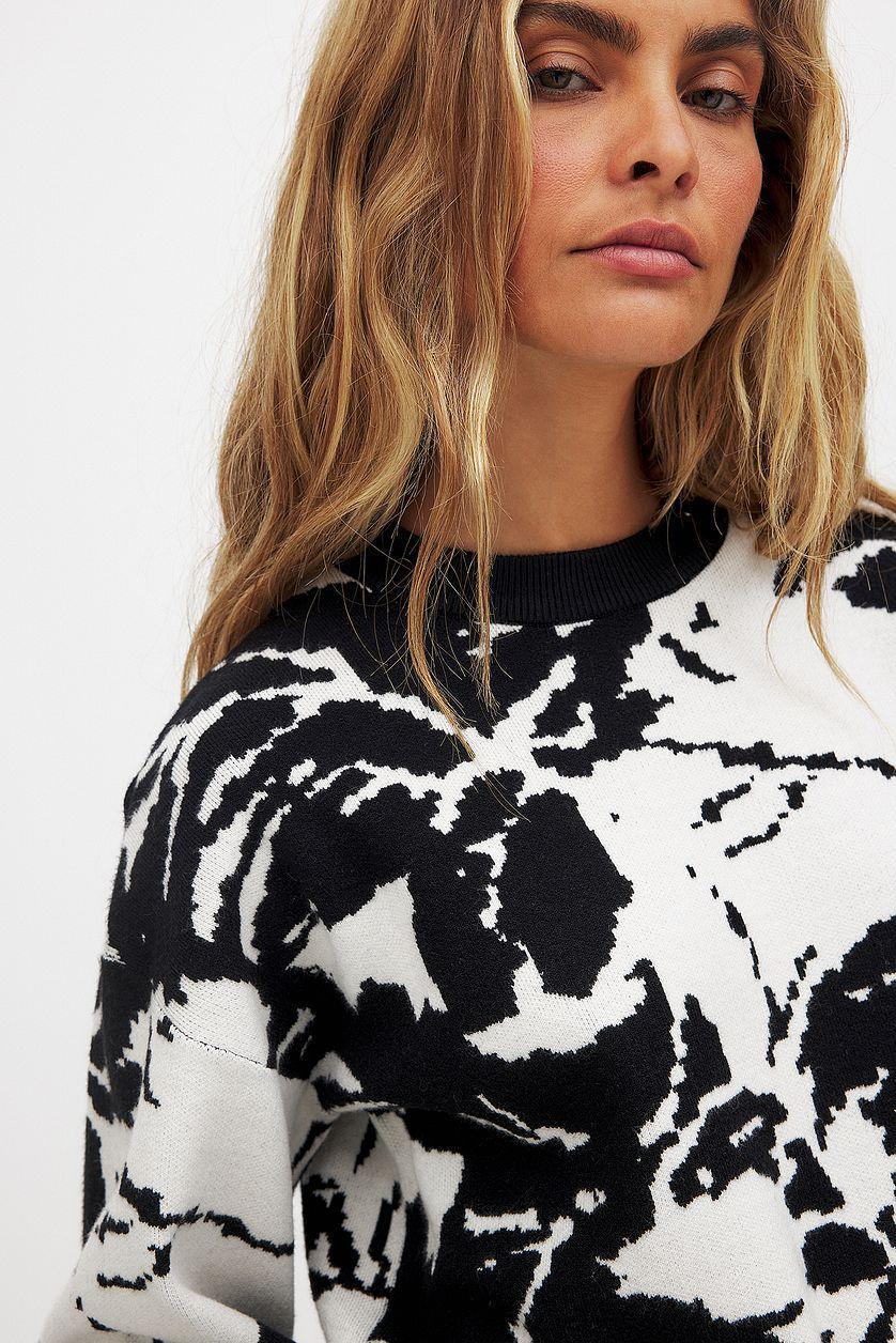 Knitted Jacquard Sweater Product Image