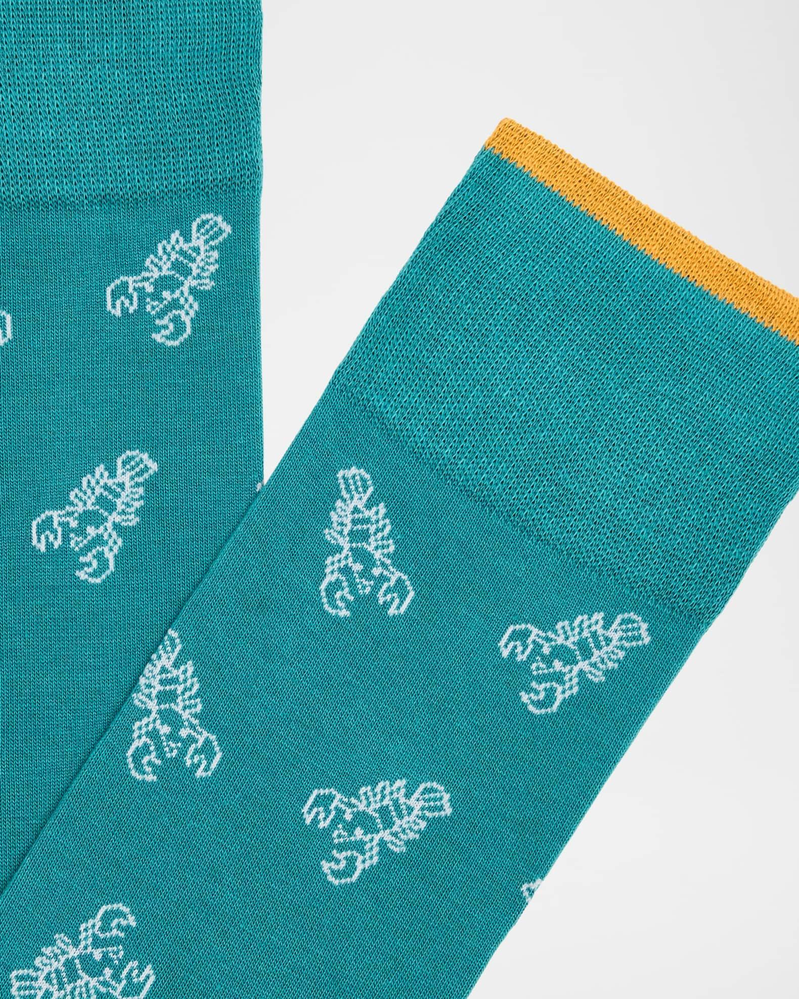 Men's Lobster-Print Crew Socks Product Image