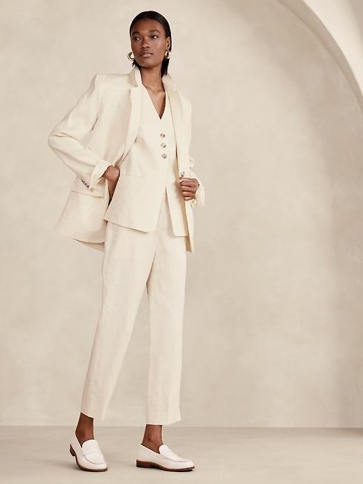 Lina Slim Linen Pant Product Image