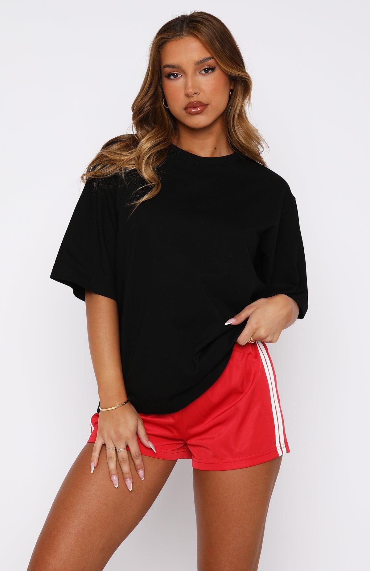 Let It Out Oversized Tee Black Product Image