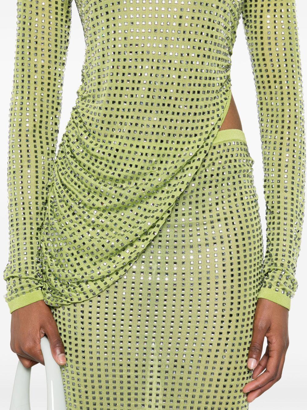 Cirrus Hotfix Cutaway midi dress Product Image