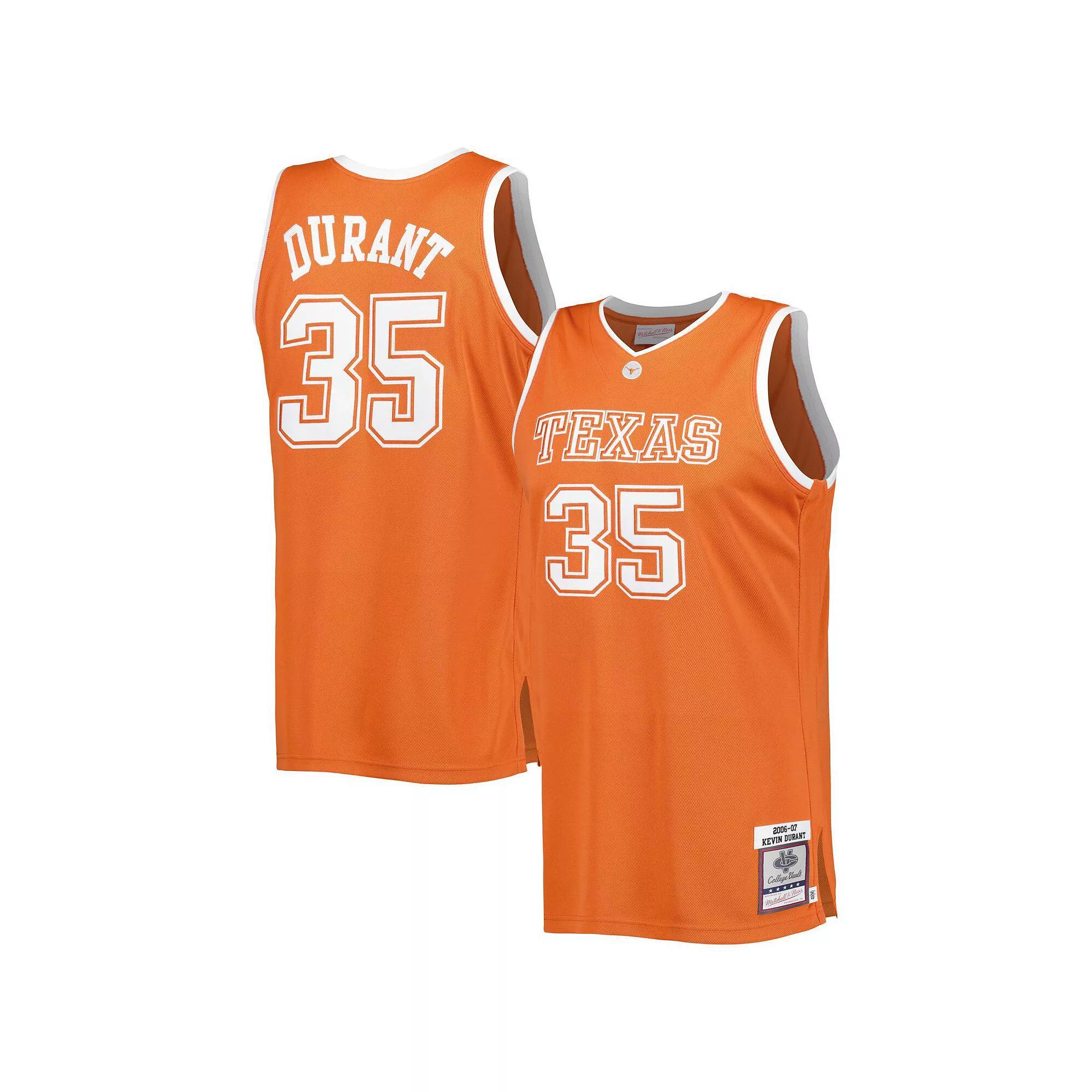 Men's Mitchell & Ness Kevin Durant Texas Orange Texas Longhorns Authentic 2006 Jersey, Size: Medium, Team Product Image
