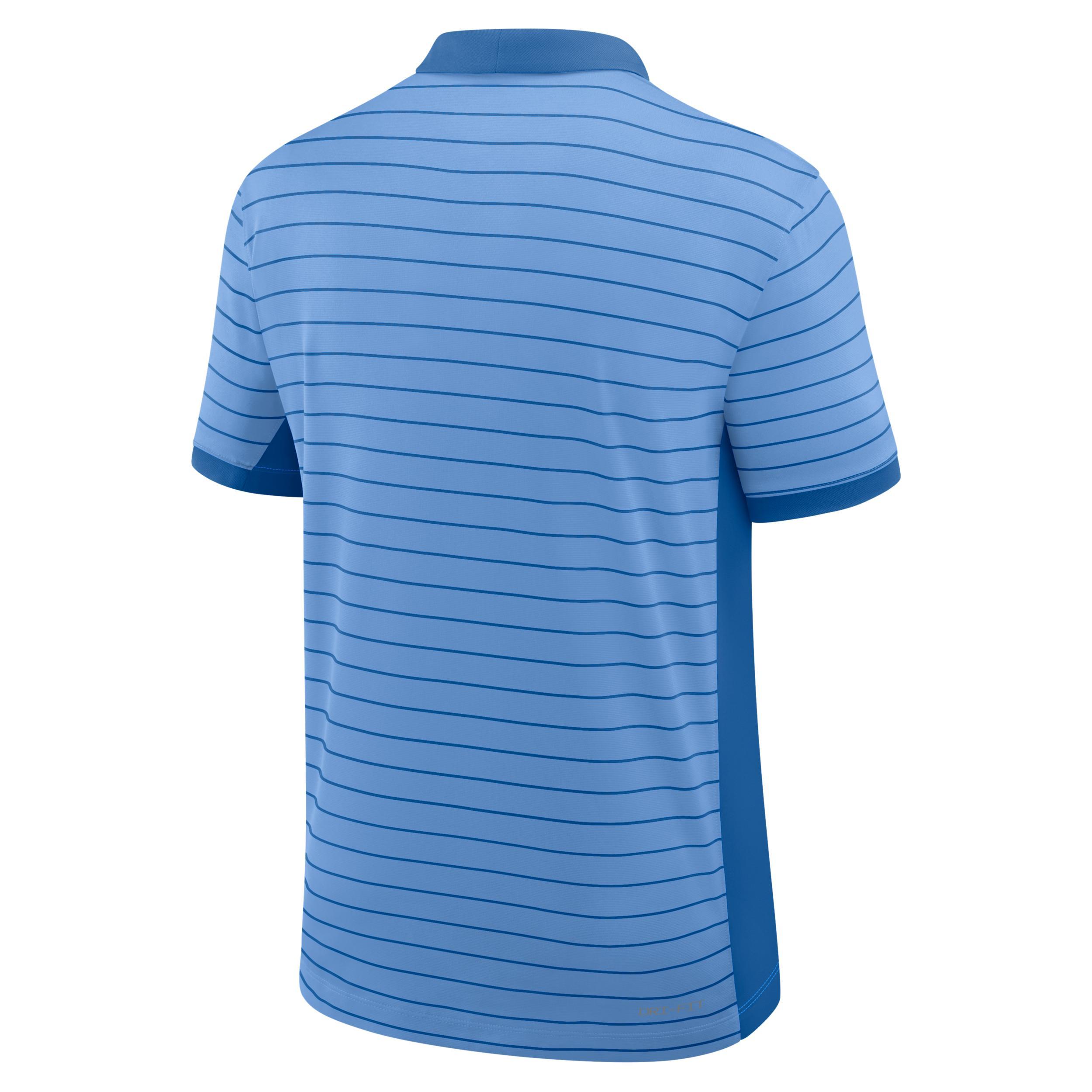 Men's North Carolina Sideline Victory Stripe Jordan Brand Dri-FIT College Polo Product Image