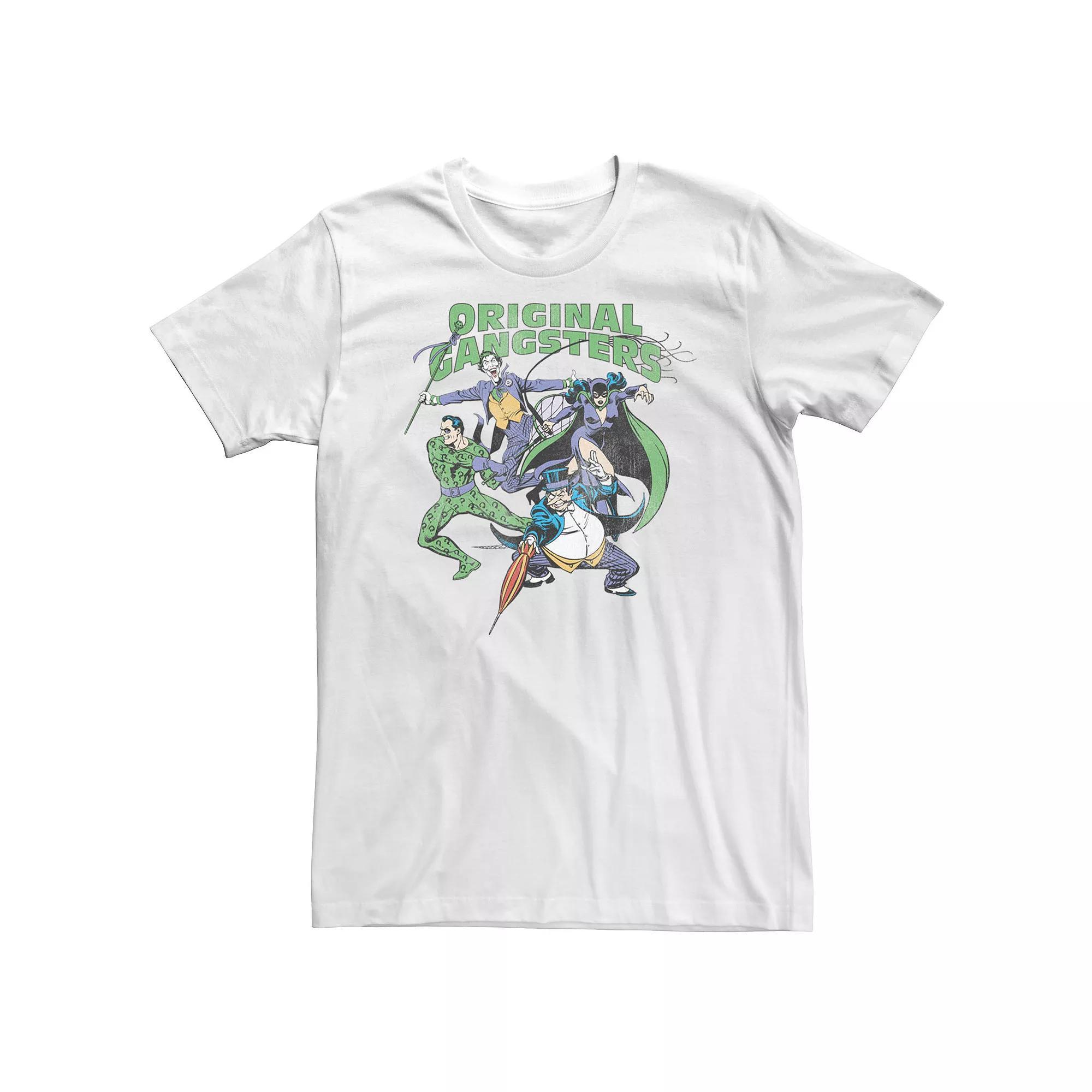 Big & Tall DC Comics Batman Classic "Original Gangsters" Tee, Men's, Size: 3XL, White Product Image