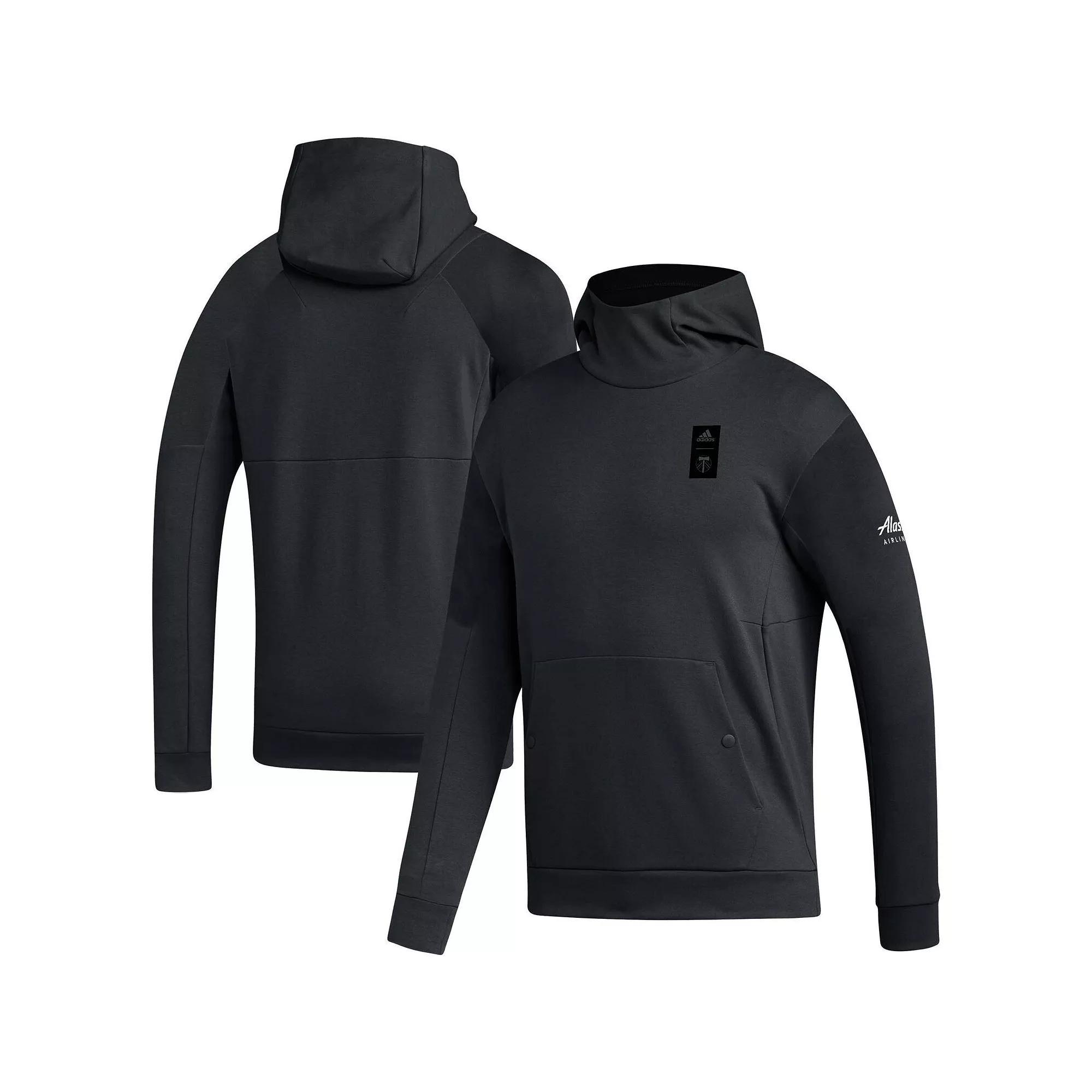 Mens adidas Portland Timbers 2023 Player Travel Pullover Hoodie Product Image