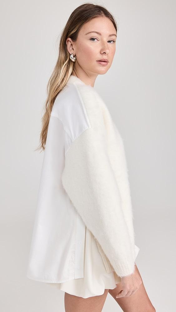 Sea Devana Mixed Media Knit Top | Shopbop Product Image