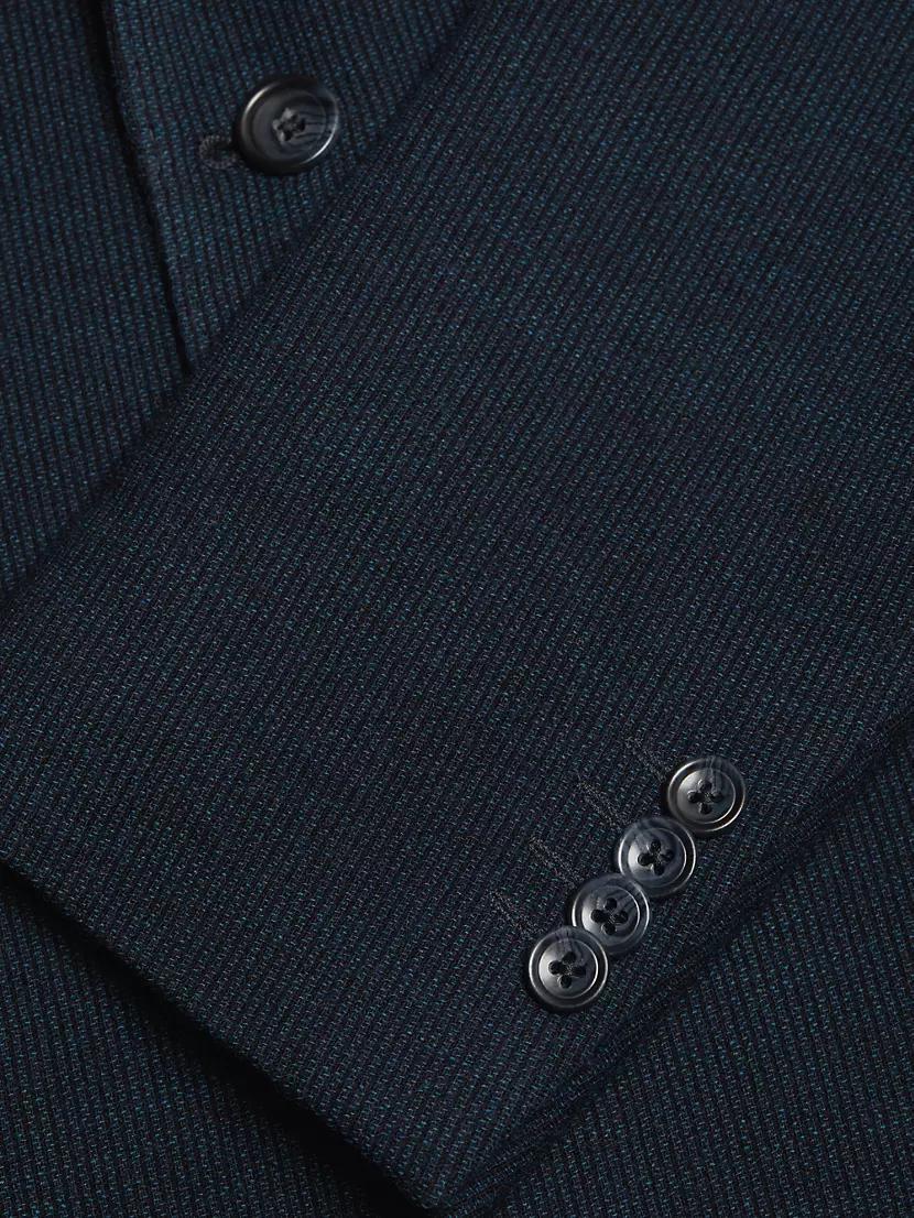 COLLECTION Rib-Knit Wool-Blend Single-Breasted Sport Coat Product Image
