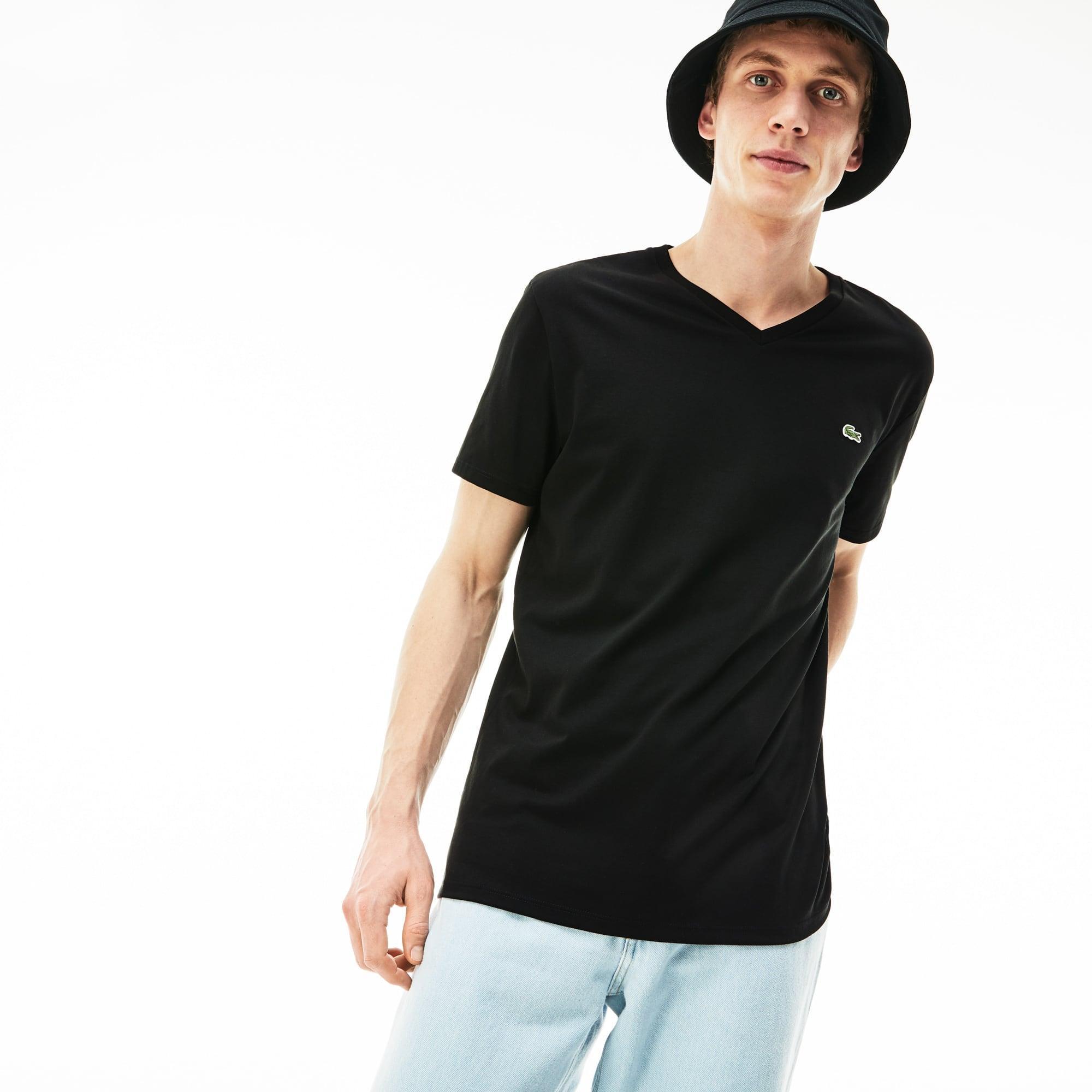 Men's Lightweight Pima Cotton V-Neck T-Shirt Product Image
