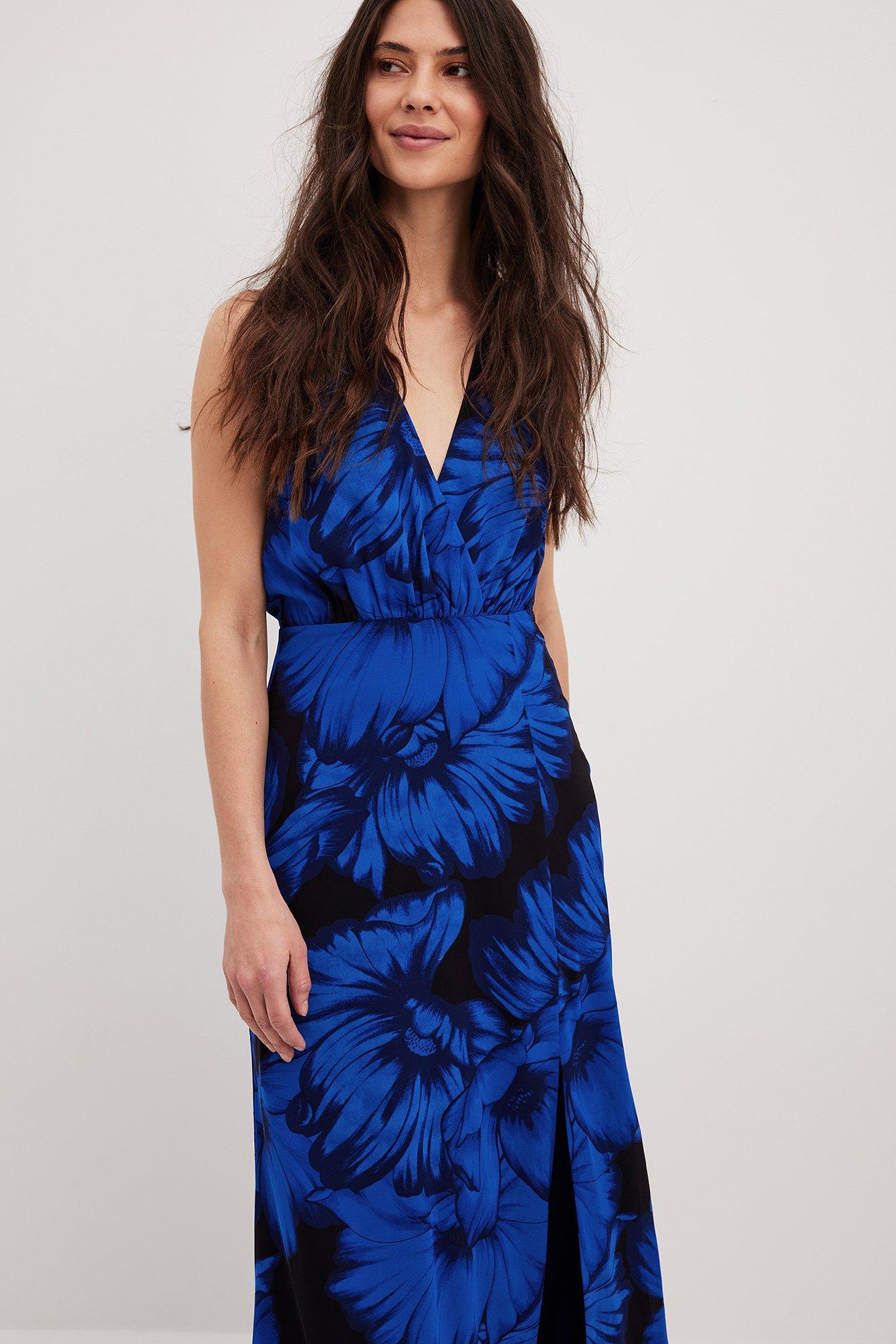 Wrap V-Neck Maxi Dress Product Image