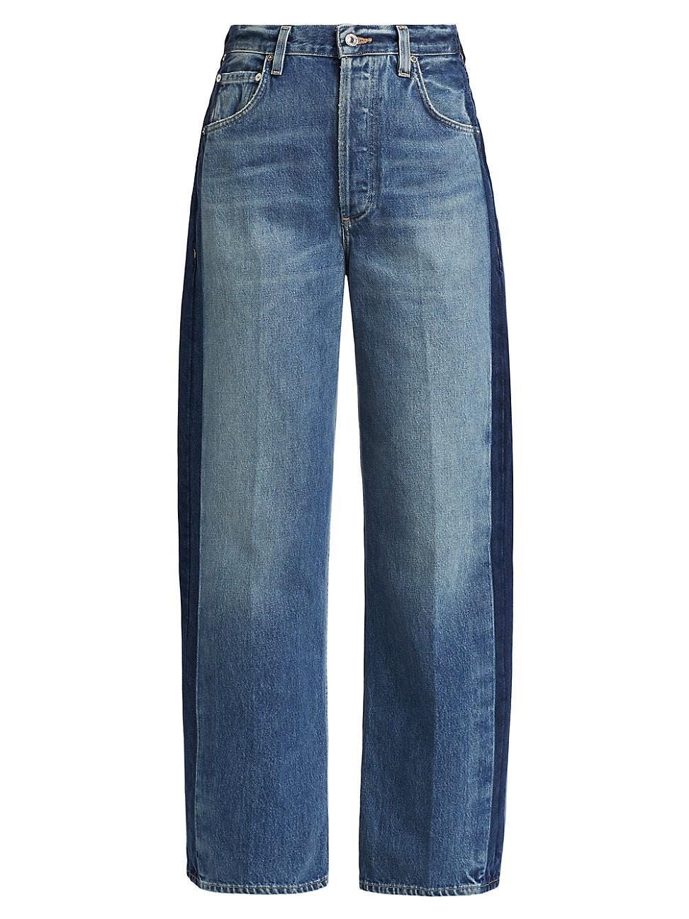 Womens Ayla Baggy-Fit Jeans Product Image