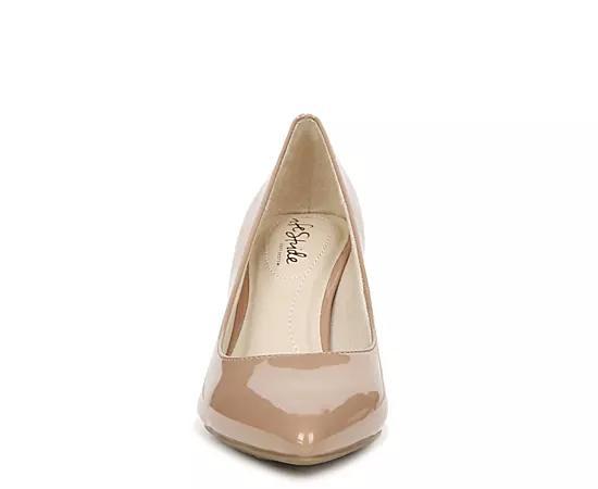 LifeStride Sevyn Women's High Heels, Size: 9 Wide, Desert Brown Patent Product Image