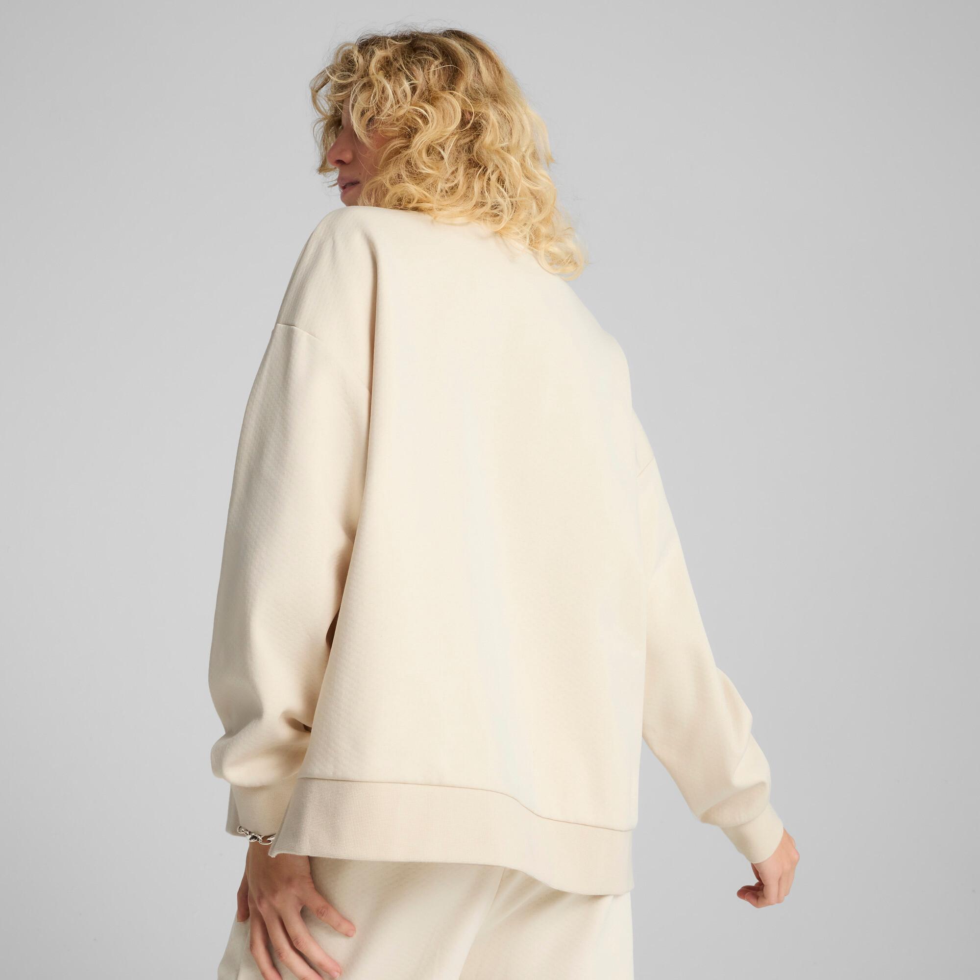 PUMA Wardrobe Essentials Women's Oversized Crew Sweatshirt Product Image