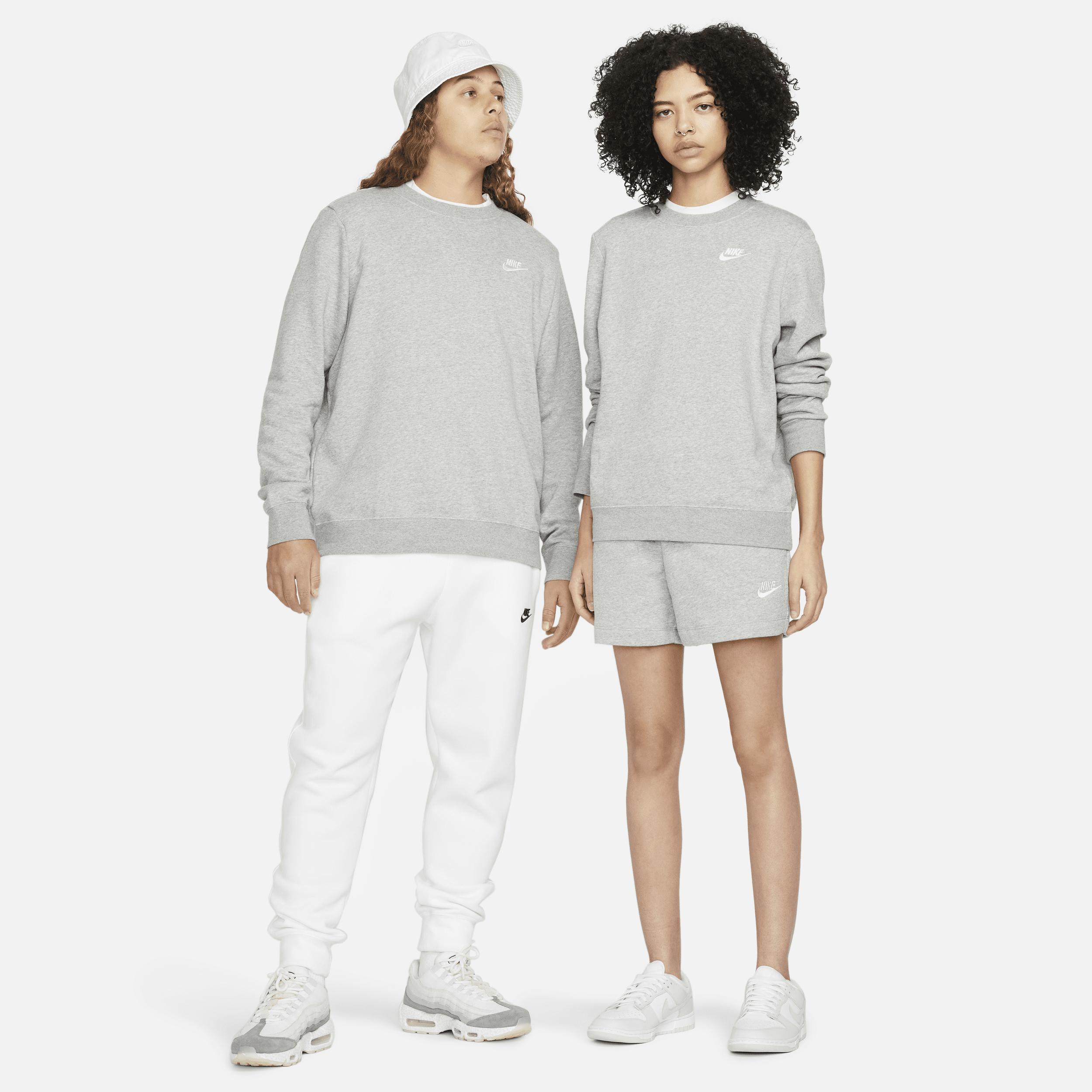 Women's Nike Sportswear Club Embroidered Logo Fleece Crewneck Sweatshirt, Size: XS, Soft Pink Product Image