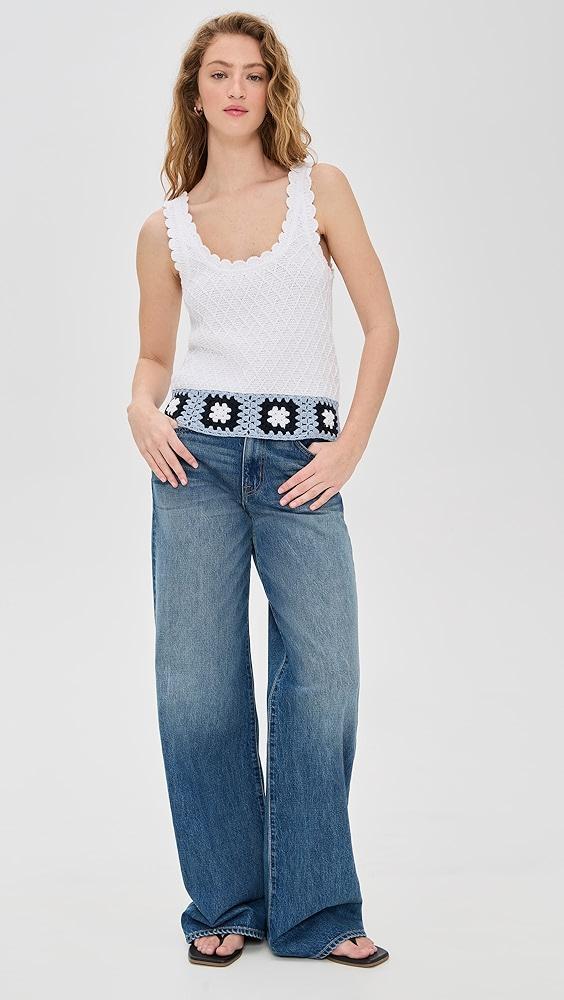 Splendid Sonia Crochet Sweater Tank | Shopbop Product Image