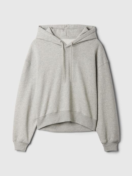 VintageSoft Arch Logo Cropped Hoodie Product Image