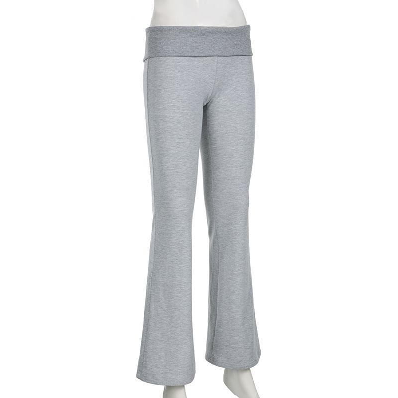 Bowknot Low Waist Flare Pants Product Image