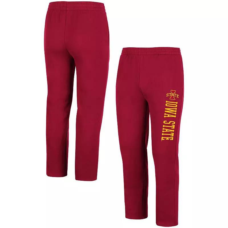 Men's Colosseum Crimson Washington State Cougars Fleece Pants, Size: XL, Wsc Red Product Image