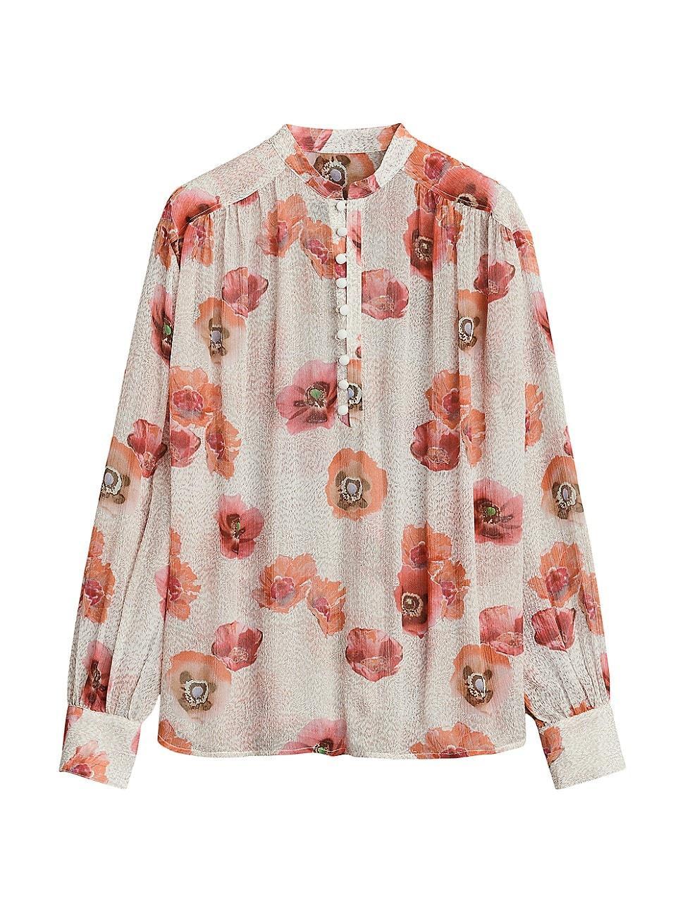 Womens Carla Floral-Printed Shirt Product Image