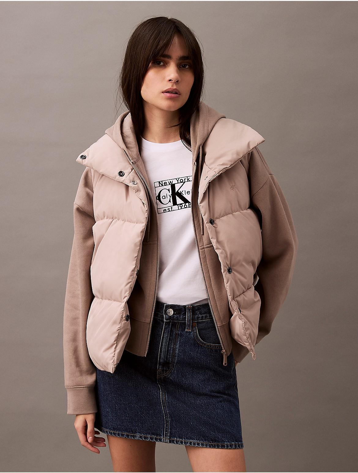 Calvin Klein Women's Heavyweight Puffer Vest - Black - XL Product Image